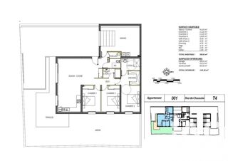  Appartement � vendre 4 pi�ces 99 m�