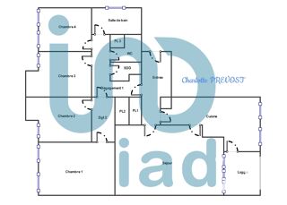  Appartement  vendre 5 pices 104 m