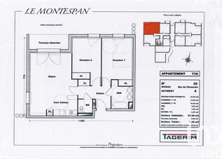  Appartement  vendre 3 pices 67 m
