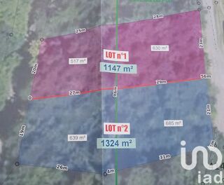  Terrain � vendre 1324 m�