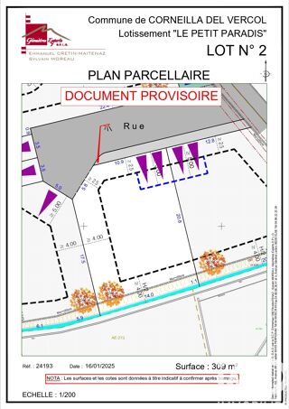  Terrain � vendre 309 m�