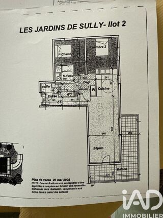  Appartement � vendre 3 pi�ces 74 m�