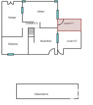  Maison � vendre 3 pi�ces 60 m�