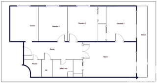  Appartement � vendre 4 pi�ces 76 m�