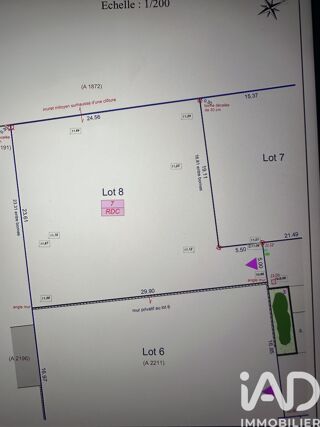  Terrain � vendre 611 m�