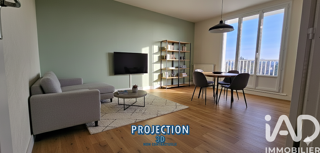  Appartement  vendre 2 pices 47 m