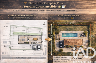  Terrain � vendre 500 m�