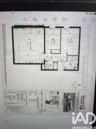  Appartement � vendre 3 pi�ces 59 m�