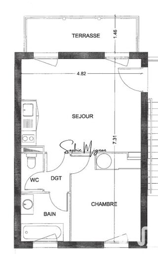  Appartement � vendre 2 pi�ces 35 m�