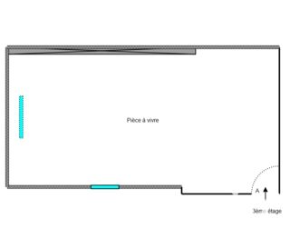  Appartement  vendre 3 pices 35 m
