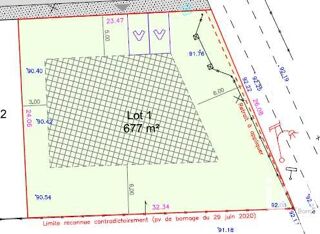  Terrain � vendre 677 m�