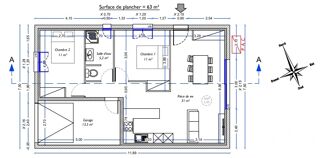  Maison � vendre 3 pi�ces 63 m�