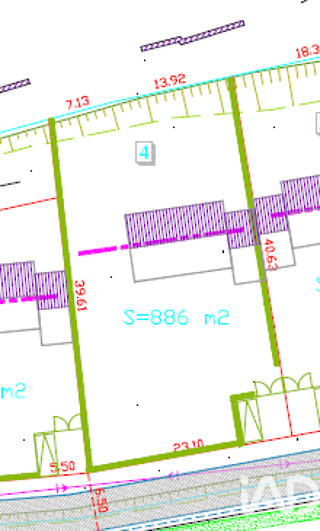  Terrain � vendre 886 m�