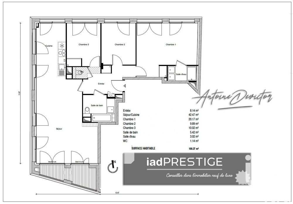 � vendre  Appartement Paris 12