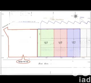  Terrain � vendre 701 m�