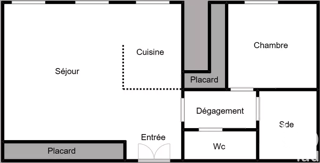  Appartement � vendre 2 pi�ces 51 m�