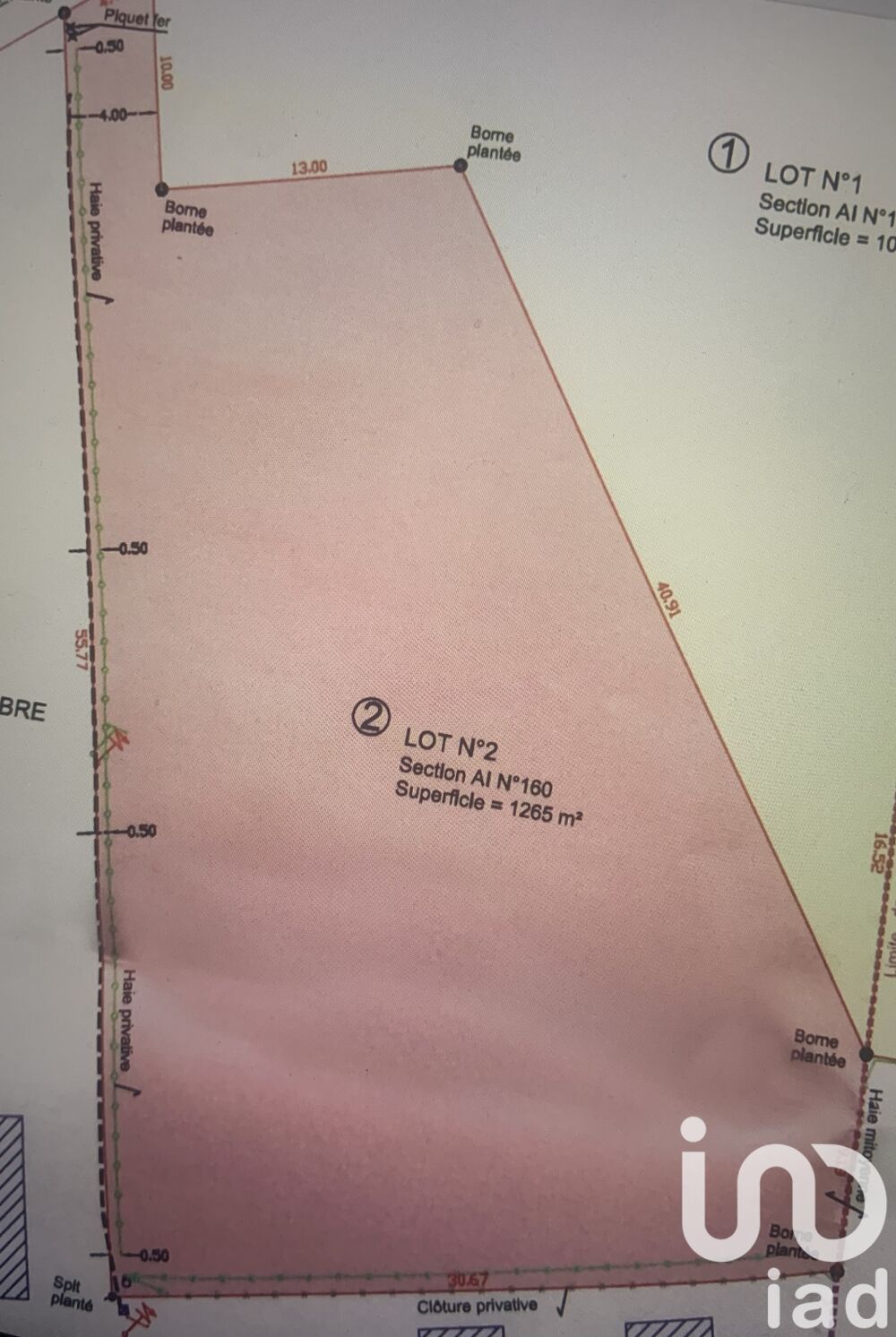 Vente Terrain Vente Terrain � b�tir 1 265 m&sup2; Zutkerque