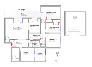  Appartement � vendre 5 pi�ces 101 m�
