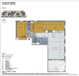  Appartement � vendre 4 pi�ces 93 m�