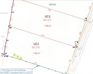  Terrain � vendre 1595 m�