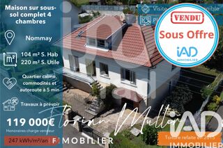  Maison � vendre 5 pi�ces 104 m�