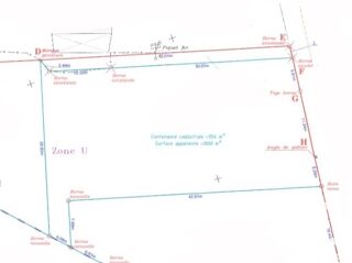  Terrain  vendre 1000 m