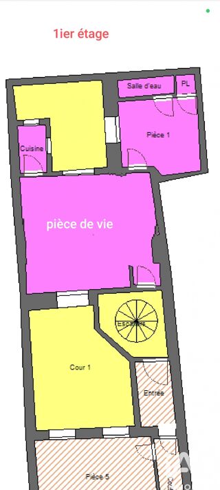  Appartement  vendre 2 pices 52 m