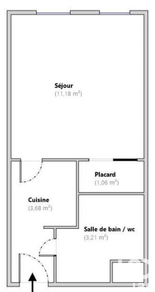  Appartement � vendre 1 pi�ce 19 m�