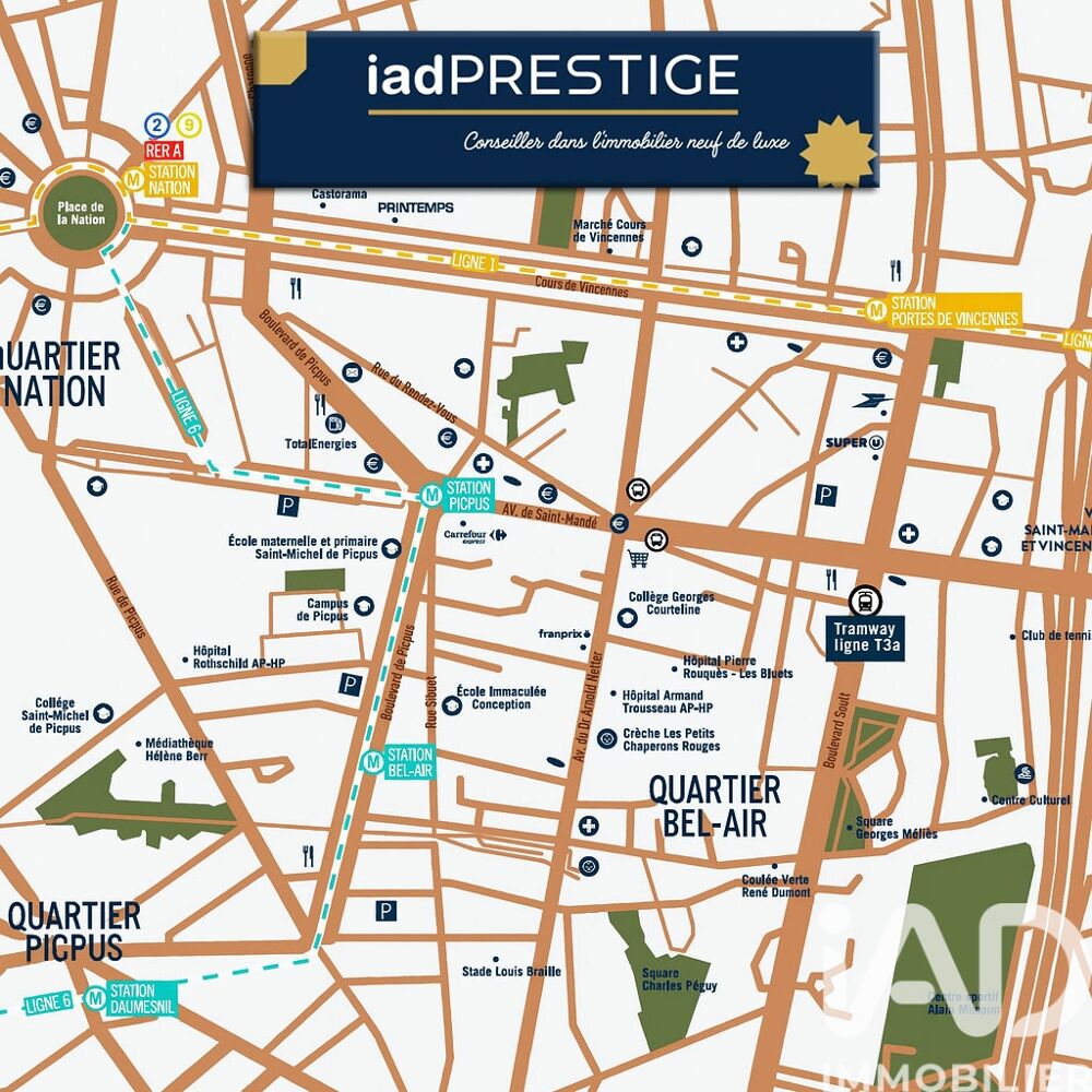 � vendre  Appartement Paris 12