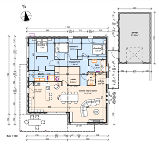  Maison � vendre 4 pi�ces 125 m�