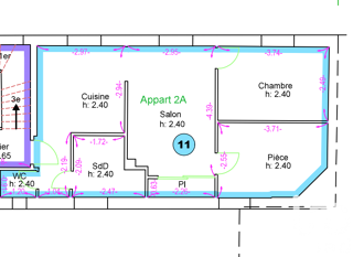  Appartement � vendre 3 pi�ces 49 m�