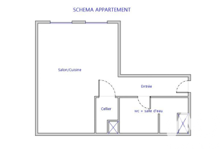  Appartement � vendre 1 pi�ce 36 m�