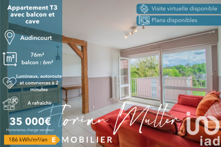  Appartement  vendre 4 pices 76 m