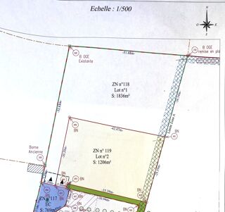  Terrain � vendre 1206 m�