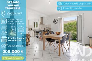  Maison � vendre 6 pi�ces 118 m�