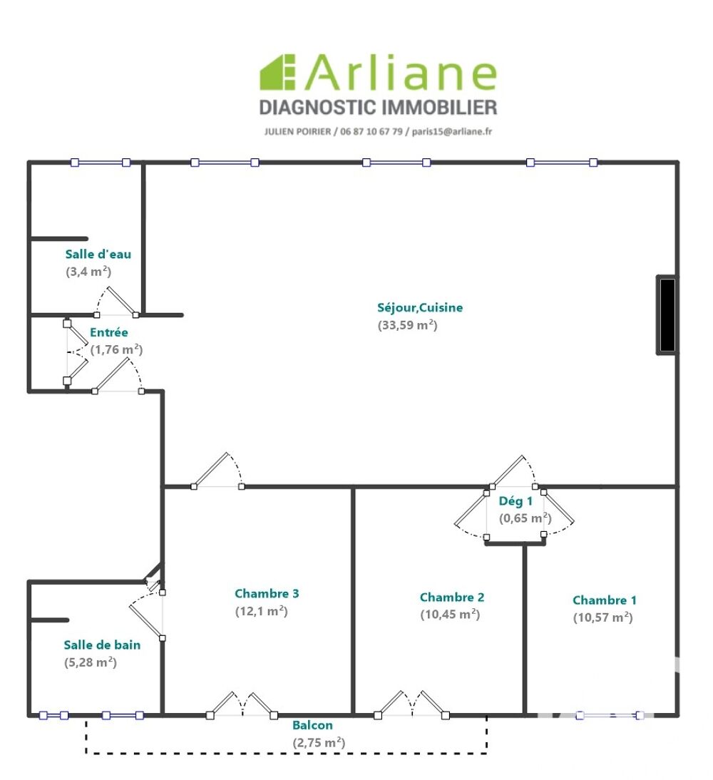 � vendre  Appartement Paris 14