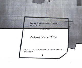  Terrain � vendre 1712 m�