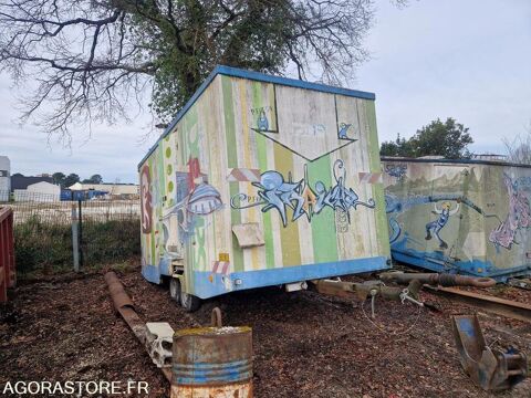 Remorque vestiaire cuisine de chantier - construction... 562 93100 Pessac