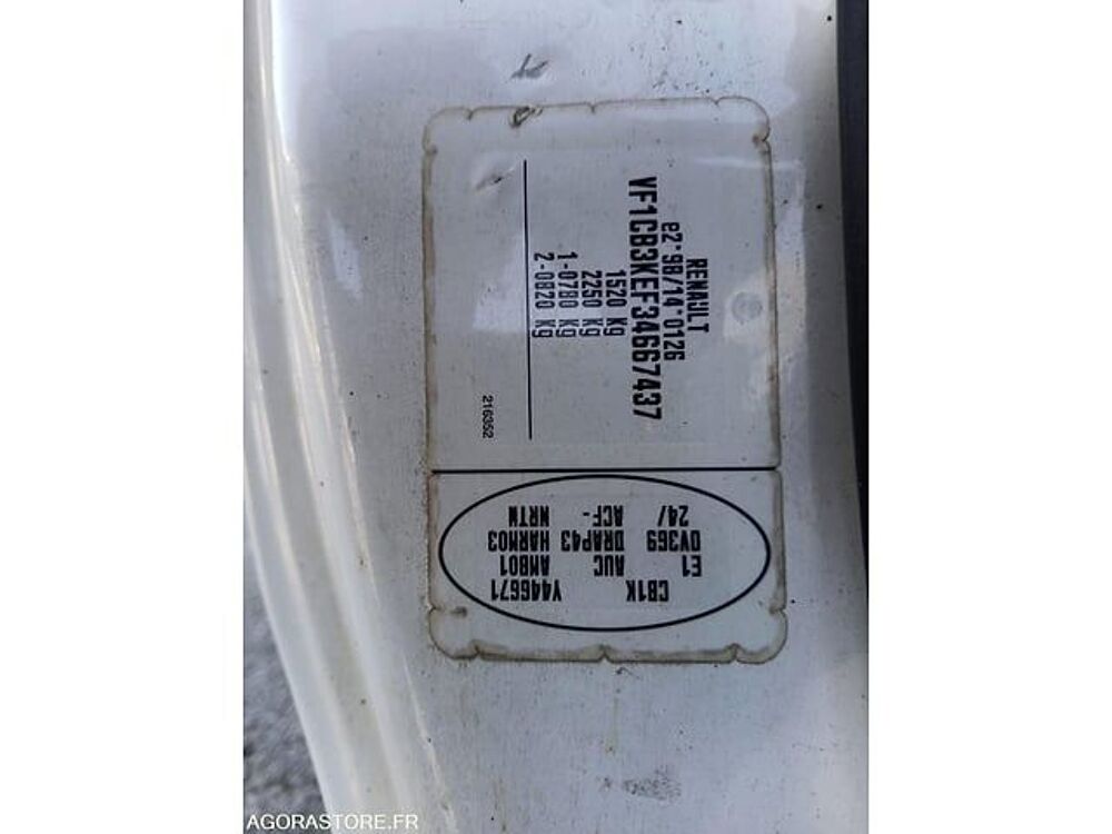 Clio VF1CB3KEF34667437 occasion 93100 Niort