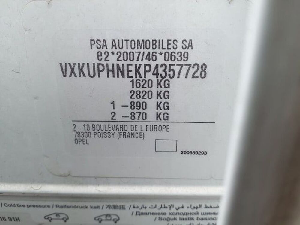 Corsa VXKUPHNEKP4357728 occasion 93100 Montereau-Sur-Le-Jard