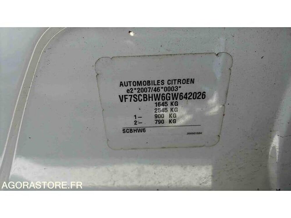 C3 VF7SCBHW6GW642026 occasion 93100 La Roche-De-Glun