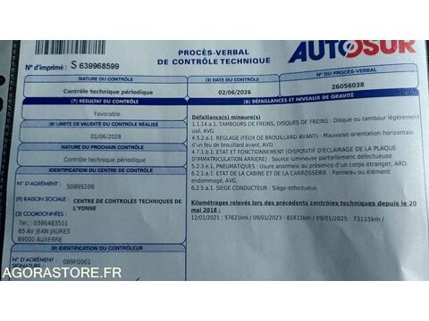 Kangoo VF1KCTGEF38562280 occasion 93100 Auxerre