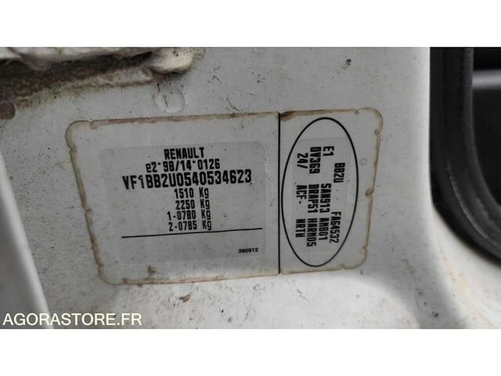 Clio VF1BB2U0540534623 occasion 93100 Laon