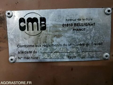 CMB MS 45 broyeur plastique - industrial equipment - ... 1535 93100 Leucate