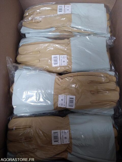 GANTS CUIR MANCHETTE - LOT 40 - TAILLE 11 - tool - pe... 80 93100 Nantes