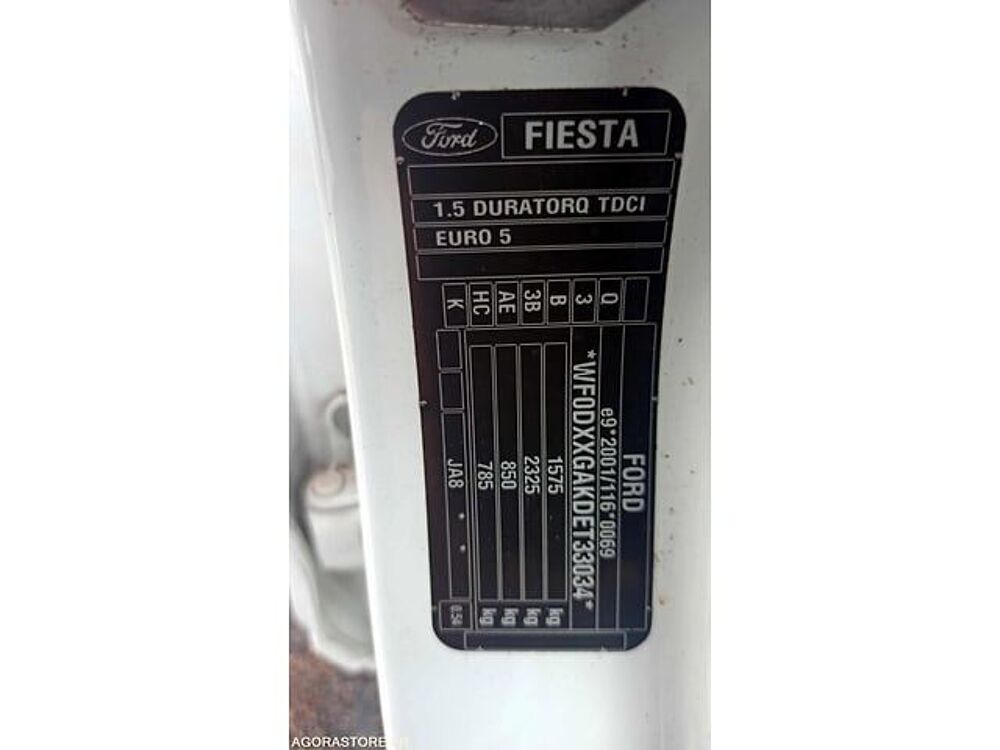 Fiesta WF0DXXGAKDET33034 occasion 93100 Auxerre