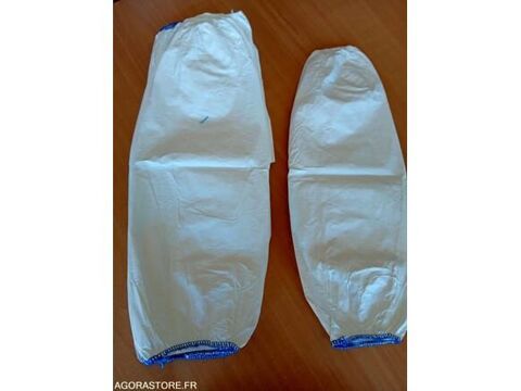 Sachet de 20 paires de manchettes blanches jetables (... 7 93100 Le trait