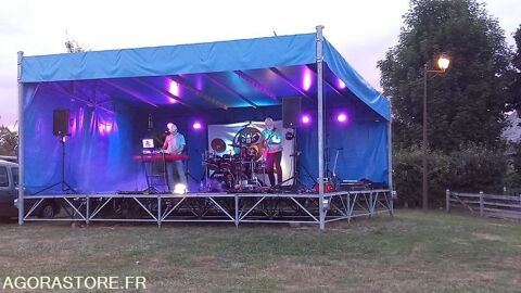 Podium / sc&egrave;ne - industrial equipment - entertainment... 8000 93100 Lonzac