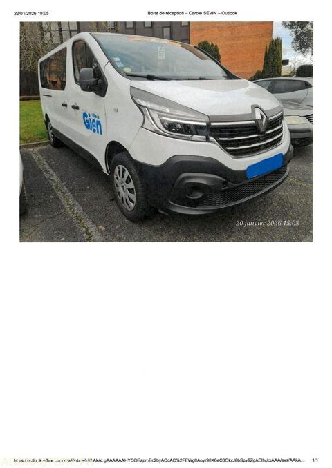 Renault Trafic VF1JL000064299596 2019 occasion Gien 93100