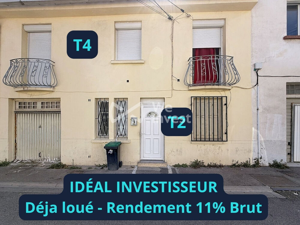 MAISON - 2 LOGEMENTS INDÉPENDANTS  DÉJÀ LOUÉ  11 % BRU